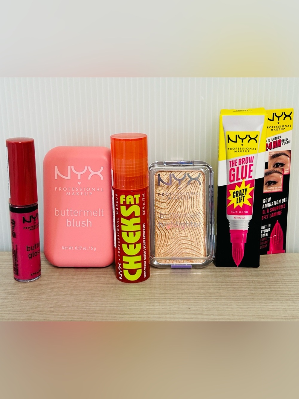 NYX Professional Makeup NWT Sealed Unopened Lot of 5 New Facial Makeup Products